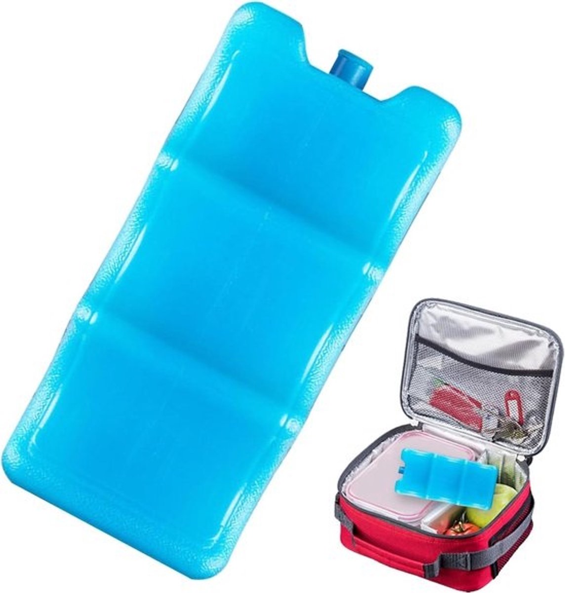 Koelelementen Lunchbox - Koelblokken - Voedsel Bewaren - Langdurige Koeling - 400 ml - Golf