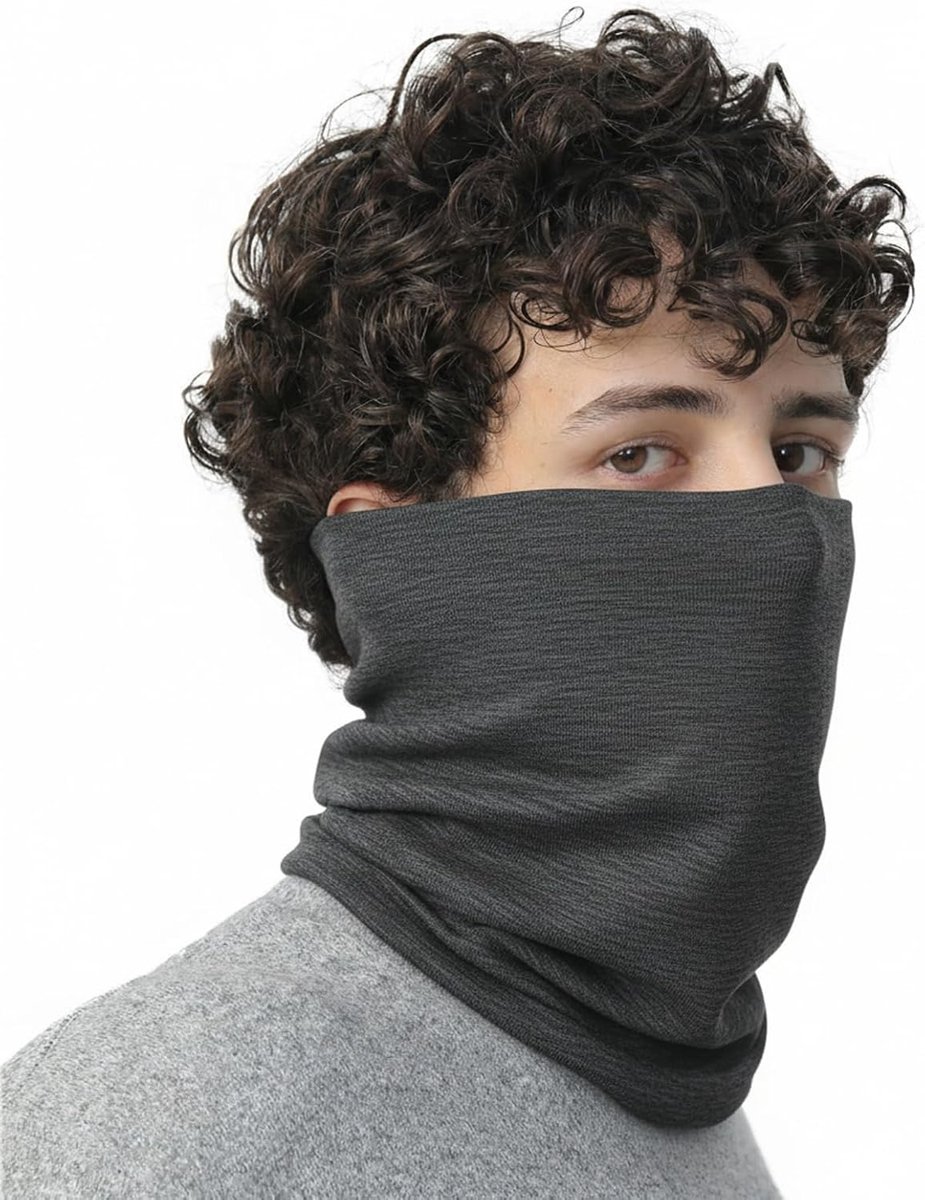 UV-bescherming halsdoek, colsjaal, halswarmer, sjaal, licht, zacht, winddicht, voor wandelen, fietsen, motorrijden, vissen, voor heren, dames, jongeren en senioren