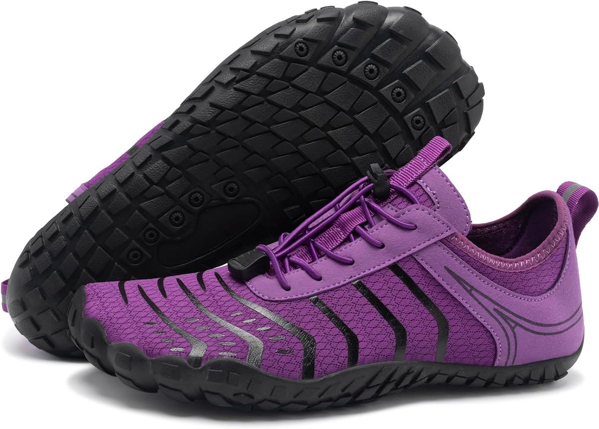 Barefoot Schoenen Womens Mens brede teen vak water schoen