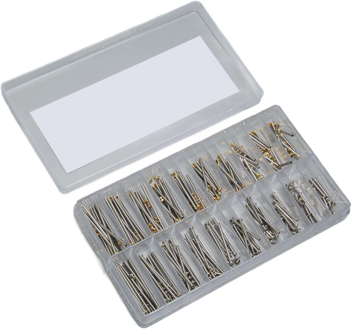 Dailygoods- Horloge Schroef - Roestvrij Staal - 200 Stuks - Reparatie Tool - Hoge Hardheid - Voor Horlogemaker - Horlogereparatie