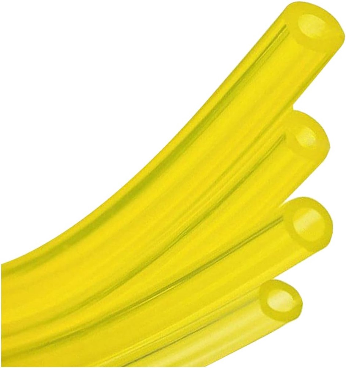 Dailygoods - Flexibele Benzineslangen - Oliebestendige Slang - 4 Maten - Geel - Voor Kleine Motoren - Geschikt voor Grasmaaiers