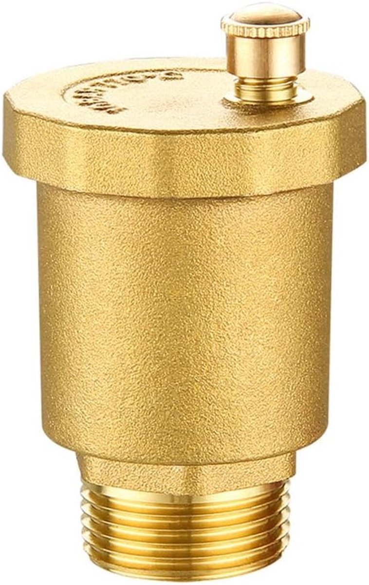 Dailygoods- Ontluchtingsventiel Messing - Automatisch Ontluchtingsventiel - Buitendraad - Ontluchtingsuitlaatklep - Hoge Temperatuurbestendigheid - Co