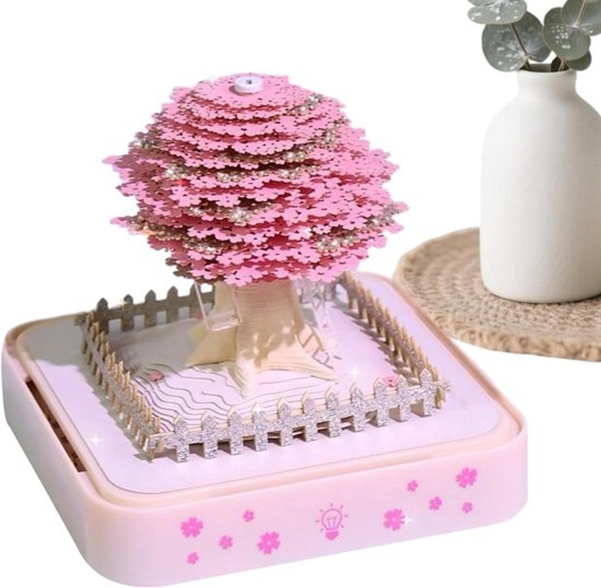 3D Kalender - Memo Pad - Decoratie & Planning - Gedetailleerd Sculptuurontwerp - 108 x 105 cm - Meerkleurig