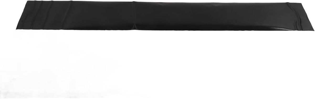 Dailygoods- Zonnestrook Glanzend Zwart 140x20cm - Voorruitvizierstrip - Universeel - PVC - Slijtvast - Eenvoudige installatie - Zonnestrip