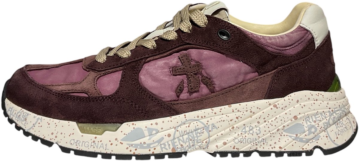 Premiata sneaker paars combi