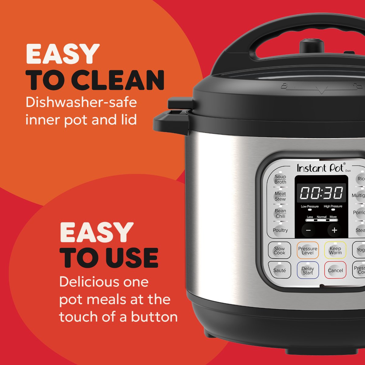 Instant Pot Duo Multicooker 7,6L 1500W Zwart - afbeelding 3