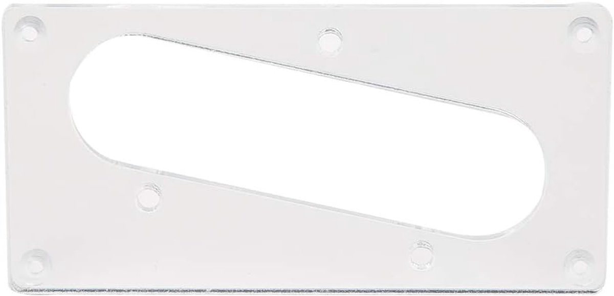 Single Coil Humbucker Pickup Frame, Montagering Vervanging voor Gitaar Bas Instrument, 2 Kleuropties DIY Installatie Gemakkelijk Fit (Silver (GB409C))