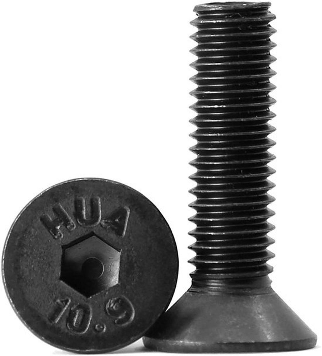 60 stuks M5 x 18 mm Verzonken Schroeven Binnenzeskant Zwart Koolstofstaal