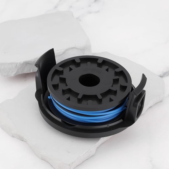 1 Set Grastrimmer Lijn Spoel Cover met Lijn Compatibel met Spear & Jackson S6030ET — afbeelding 5