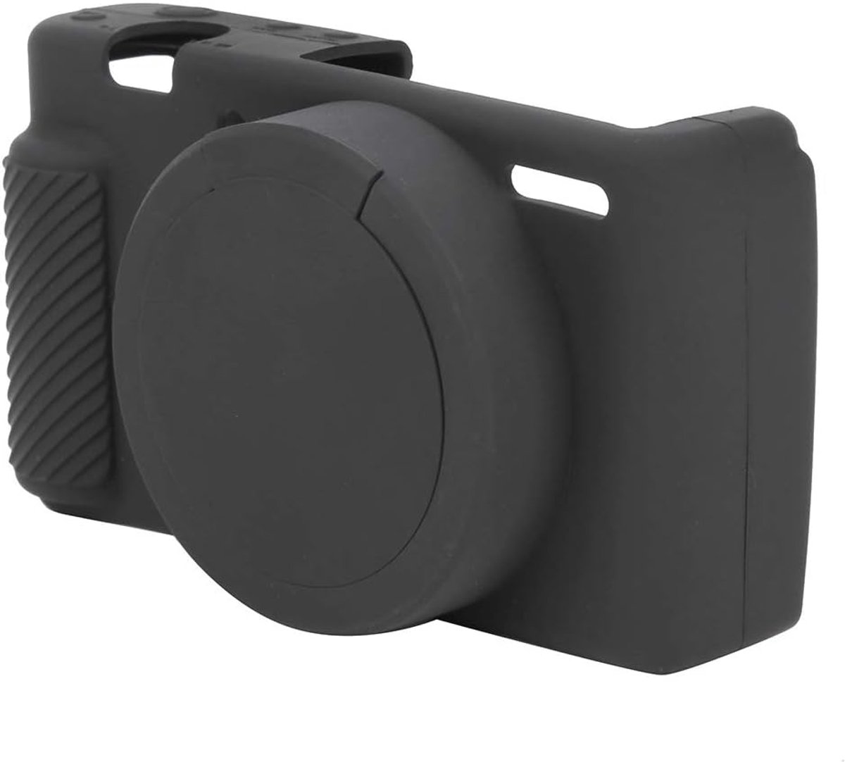 camera beschermhoes, siliconen zwarte beschermhoes, voor Sony ZV1 camera zwart