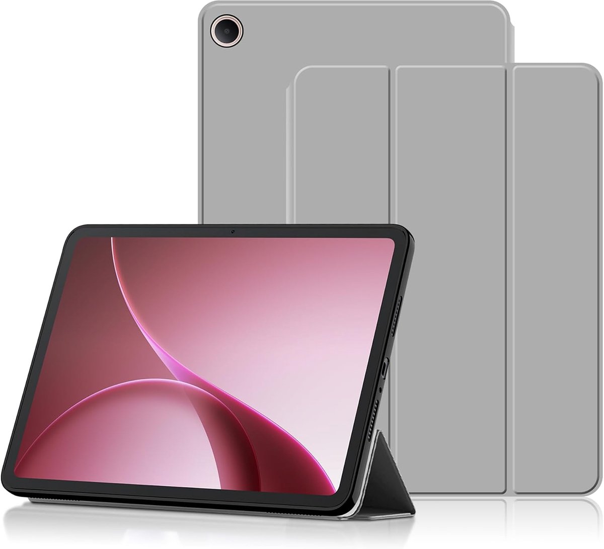 Beschermhoes voor OnePlus Pad Go 2 30,5 cm - ultradun PU-leer - met standaardfunctie - Auto Wake/Sleep functie - ShopVlot