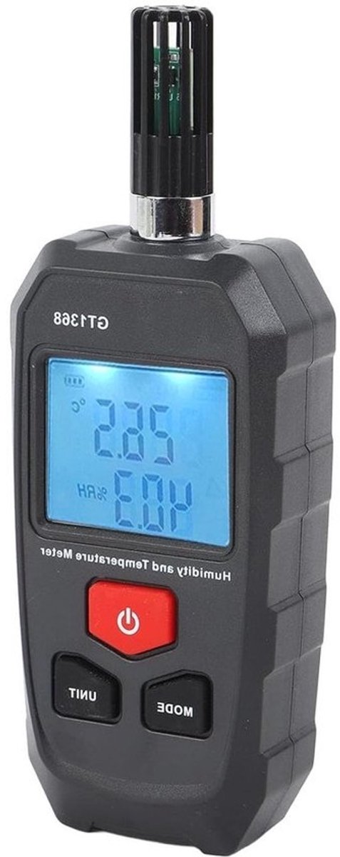 Digitale Temperatuur Vochtigheidsmeter - Hygrometer Thermometer - Binnen Buiten Meten - Hoge Nauwkeurige Meting - -99~70 ℃ - Wit