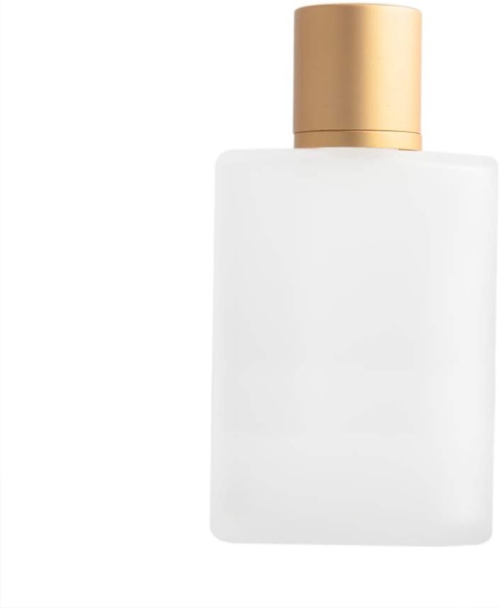 Melkglas 100 ml navulbare verstuiver voor dames en heren goud