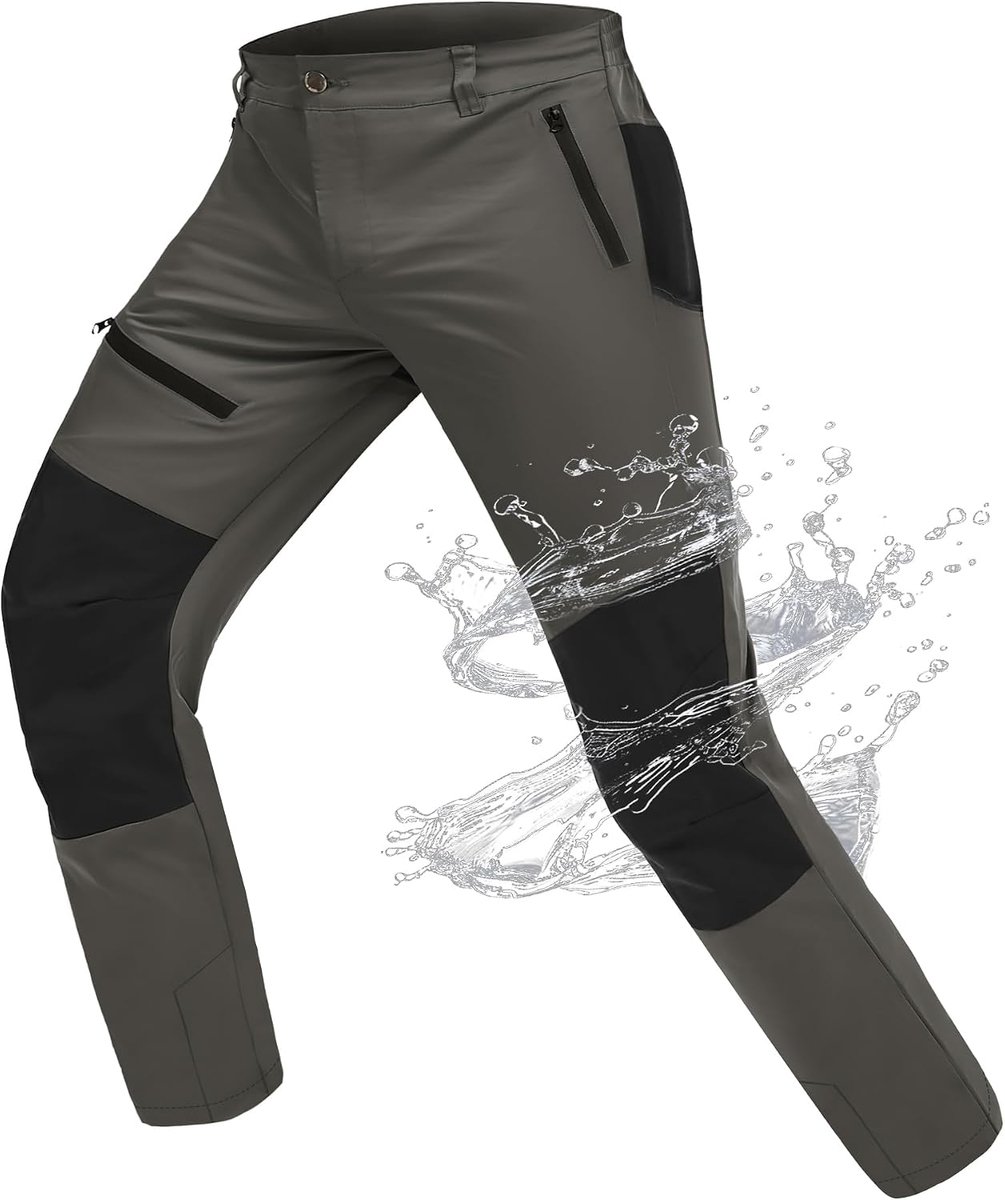 Wandelbroek voor heren, trekkingbroek, sneldrogend, outdoorbroek, functionele broek met 5 zakken