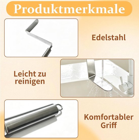 Extra hoog, roestvrijstalen mousse-taartaccessoires — afbeelding 4