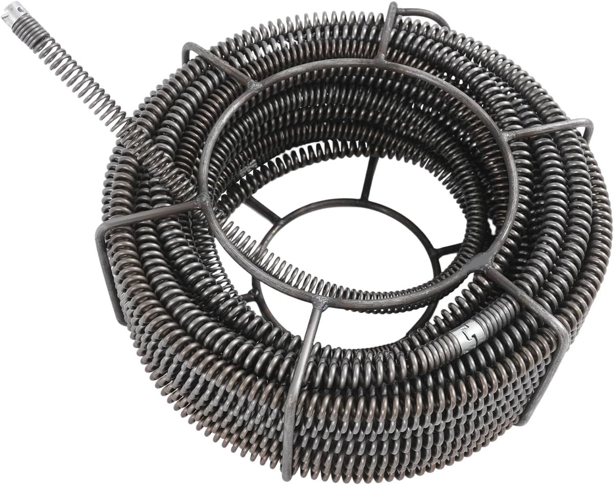 16 mm buisreinigingsspiraal, handslinger, buisreiniger voor gootsteen, toilet