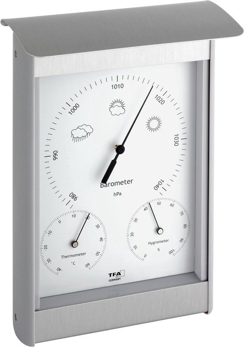 Analoge Buiten Weerstation met Barometer, Thermometer en Hygrometer