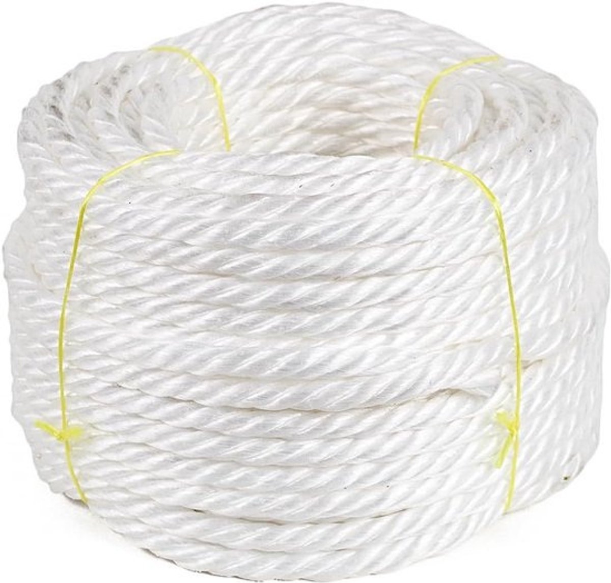 Polypropyleen Touw - Klus Touw - Bevestigen van Objecten - Waterdicht Materiaal - 10 mm x 100 m - Wit