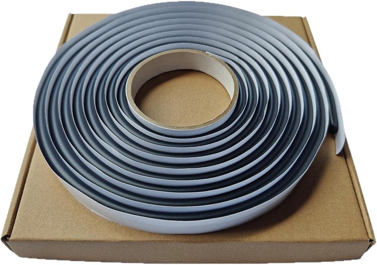 Butylkoord - 4 mm x 8 m butyl rond koord, butylband, waterdicht butyl plakband, voor het lijmen en afdichten van auto-achterlichten, koplampen, huishoudelijke apparaten, voorruit, zwart