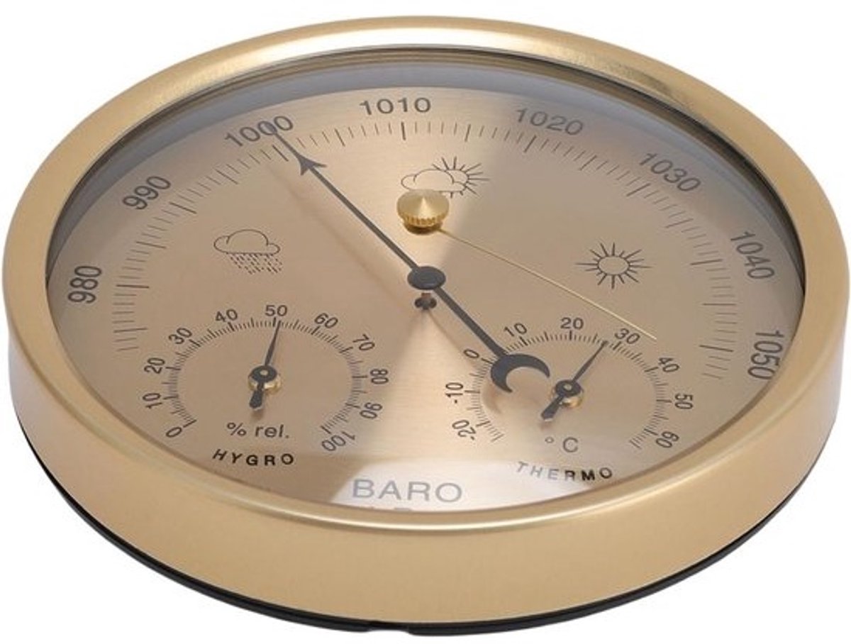 3-in-1 Weerstation met Thermometer, Barometer en Hygrometer