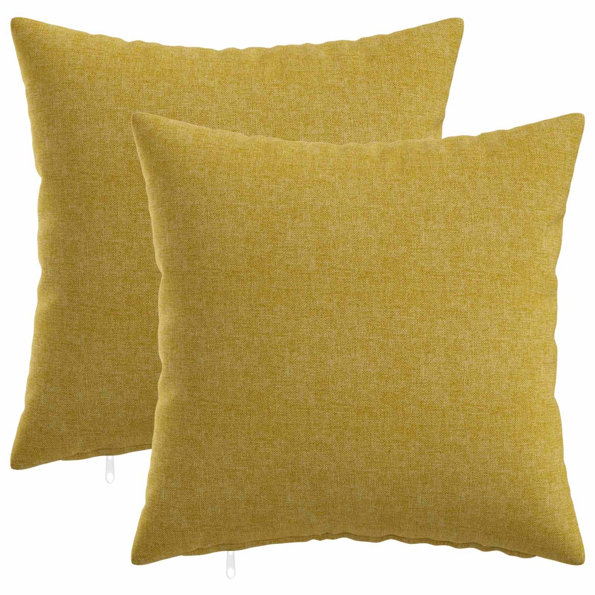 vidaXL Dekenkussen - 2 - st - HEERLEN - Lichtgroen - 50 - x - 50 - cm - Stof