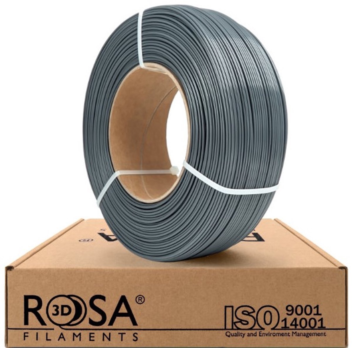 Rosa3D PET-G Grijs 1,75 mm 1 kg Refill Filament