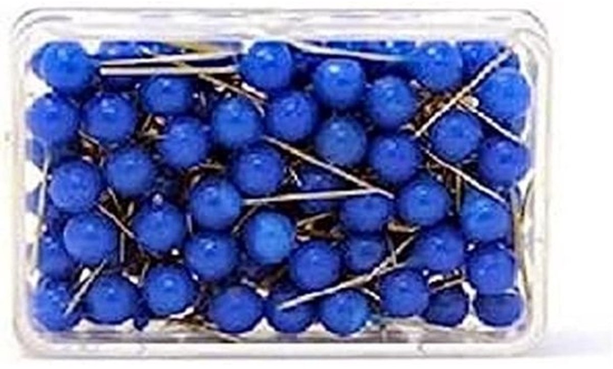 Set van 100 Hardstalen Priknaalden (Pinnen) - Diverse Kleuren - 6x19 mm
