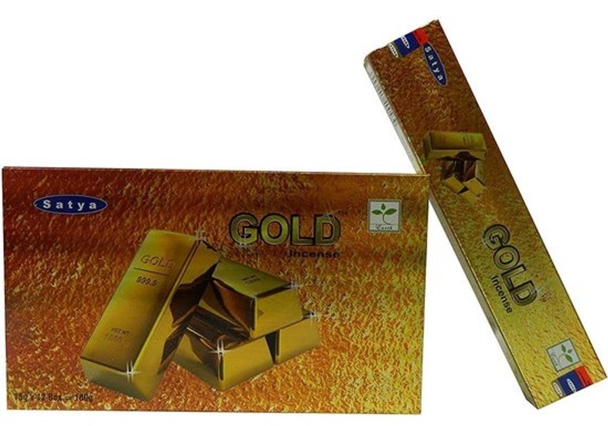 Gouden Wierook Staven 15 Gram - Langdurige, Natuurlijke Geur