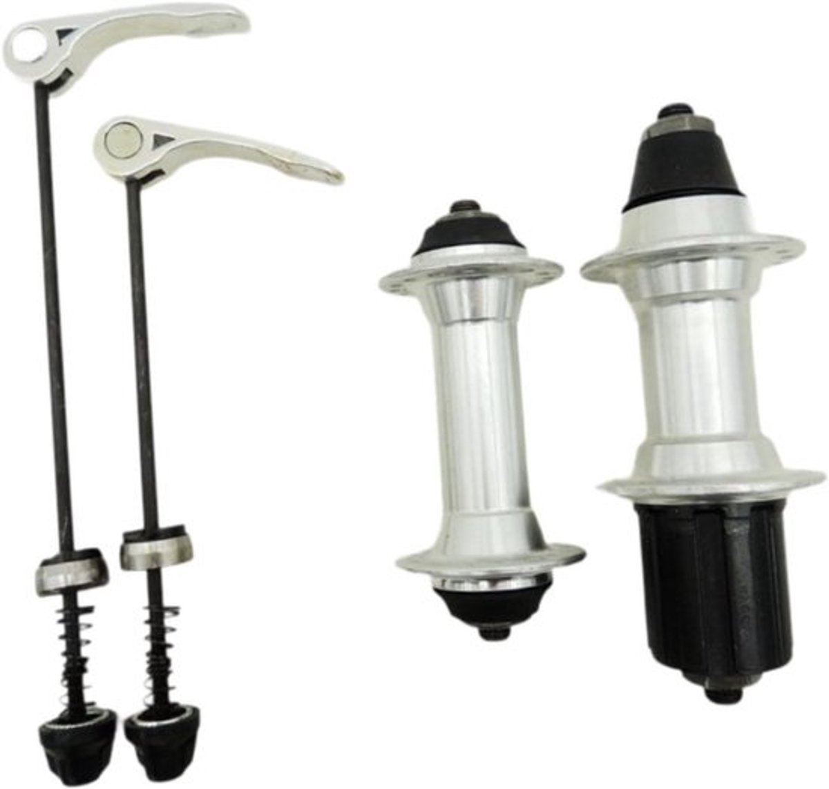 Fietsnaven Set - Schijfrem Naven - Mountainbiken - Lichtgewicht Aluminium - 100/135mm - Zilver
