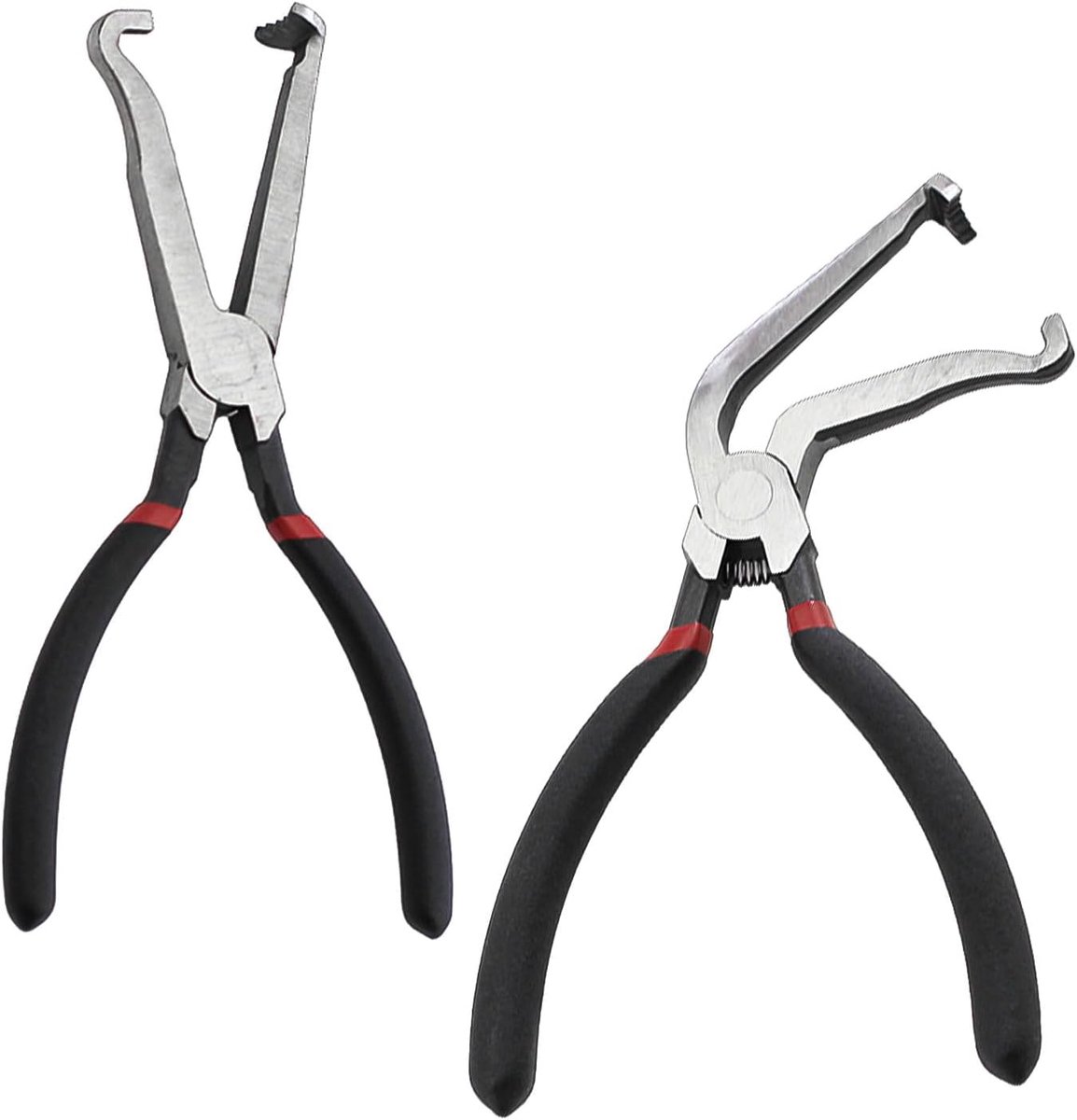 Dailygoods - Elektrische Connector Pliers - Multifunctionele Tangenset - Robuust en gebruiksvriendelijk - Zwart - Voor brandstofleidingen - Geschikt v