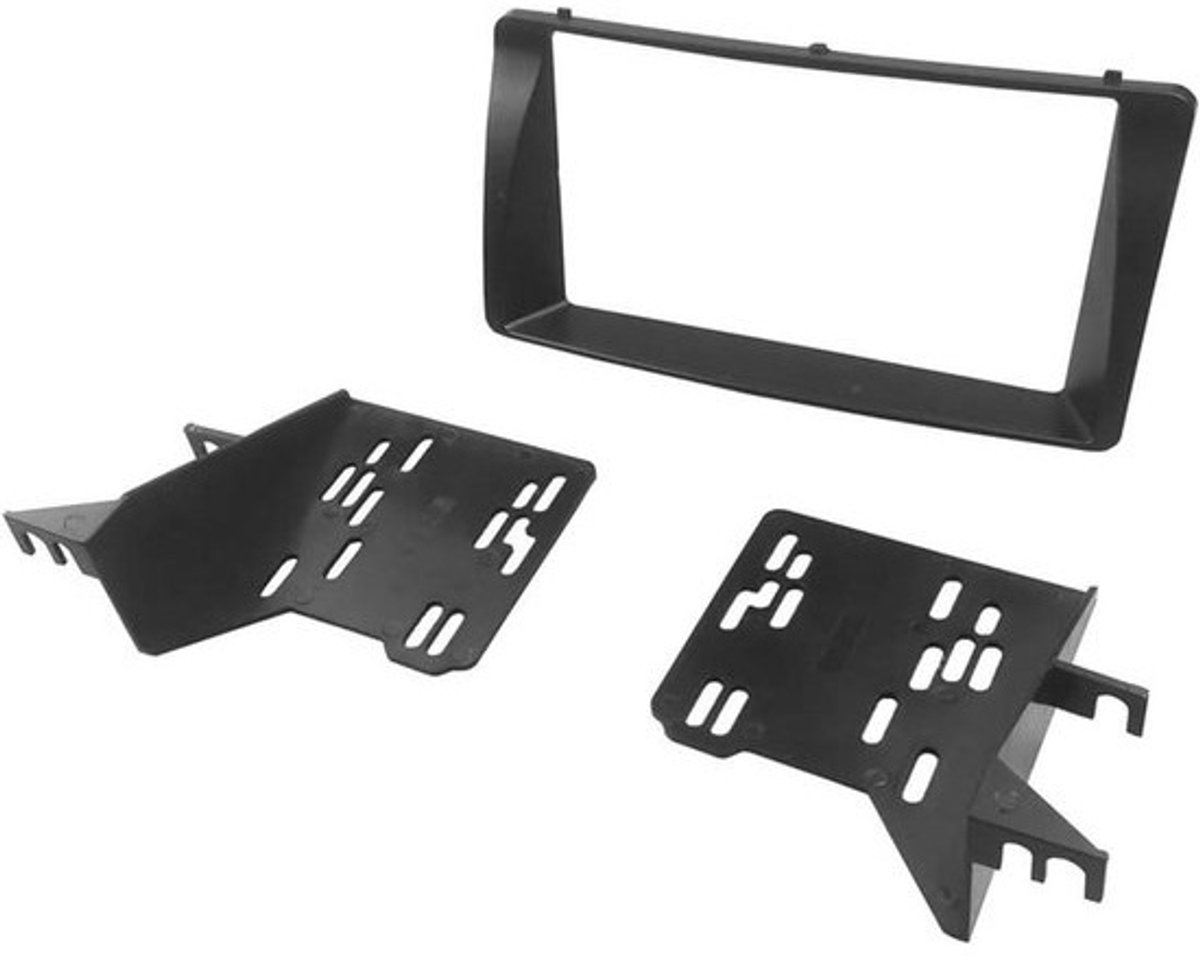 Dashboard Montageframe - Radio Fascia Kit - Auto Radio Installatie - Slijtagebestendig ABS Plastic - Dubbel Din 173x98mm - Zwart