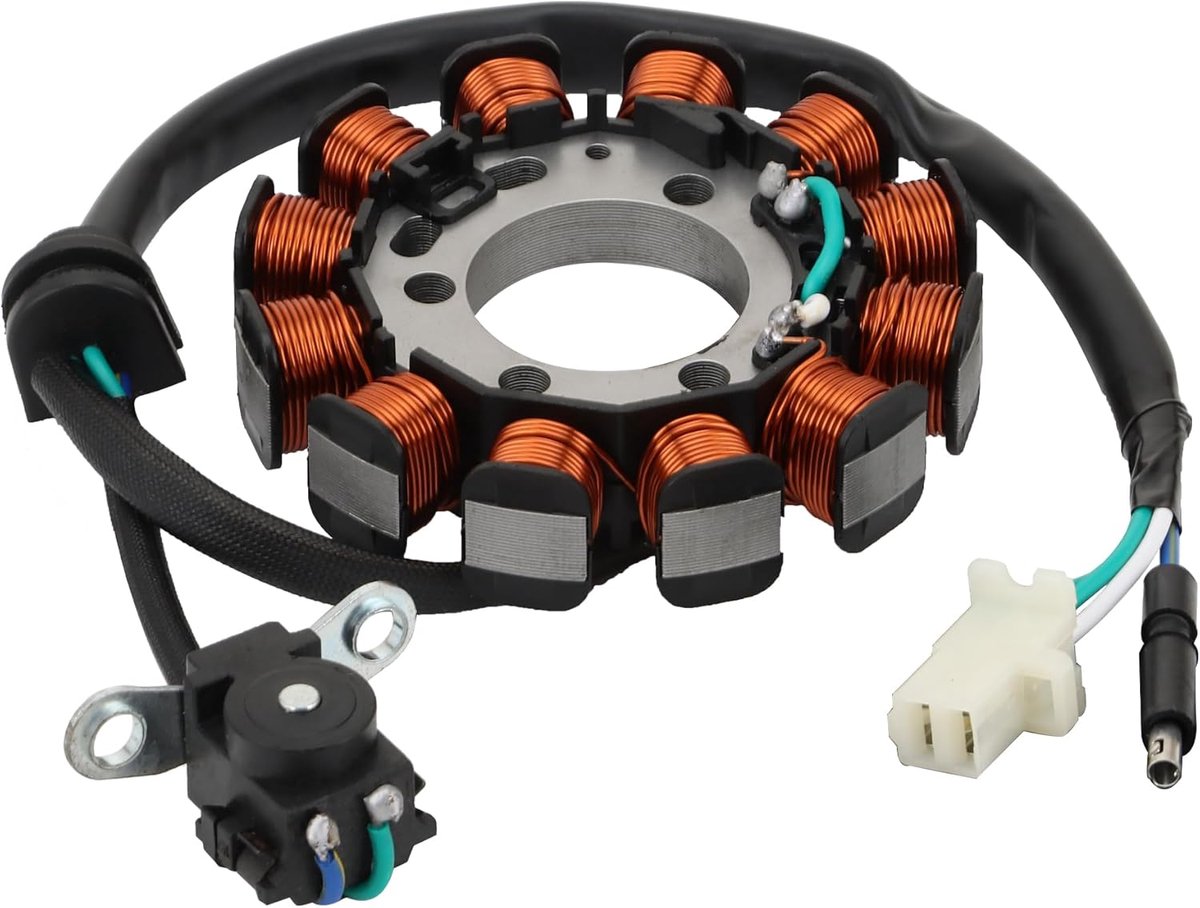 Dailygoods- Stator Vervanging 12 Coil 3 Draad - Compatibel met CRF110F 2013-2018 - Hoogwaardige Kwaliteit - Automobiel Onderdelen - Directe Levering -