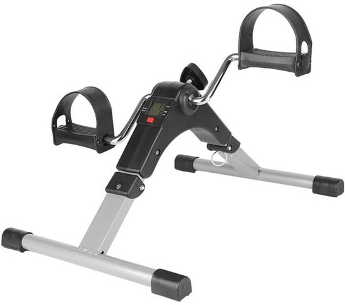 Stoelfiets Pedaaltrainer - Mini Bike - Thuis Trainen - Inklapbaar Display - 37x50x23.5cm - Zwart