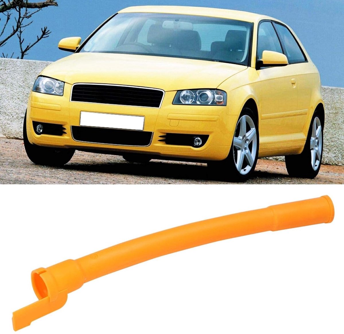 Dailygoods- Peilstok - Vervangingsonderdeel - Oliepeilstok - Duurzaam - Hoge betrouwbaarheid - Eenvoudig te installeren - Onderdeelnummer 038103663