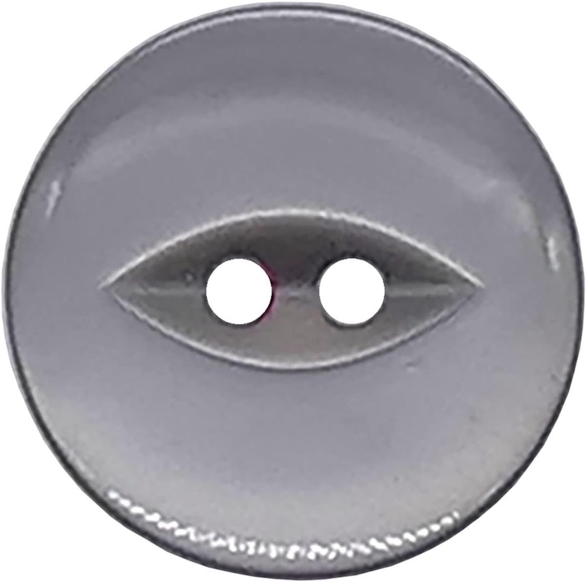20 stuks ronde acryl vis oog knoppen, baby knoppen, naaien, breien ambachtelijke knoppen - grijs 14 mm/22 Lignes