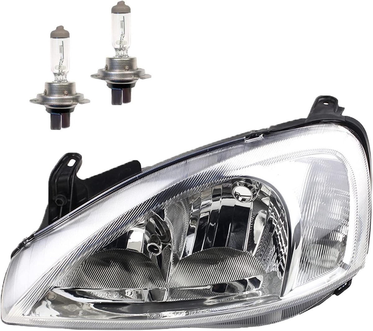 Koplampen halogeen geschikt voor Opel Corsa C -03 incl. 2x H7 systeem Valeo le.
