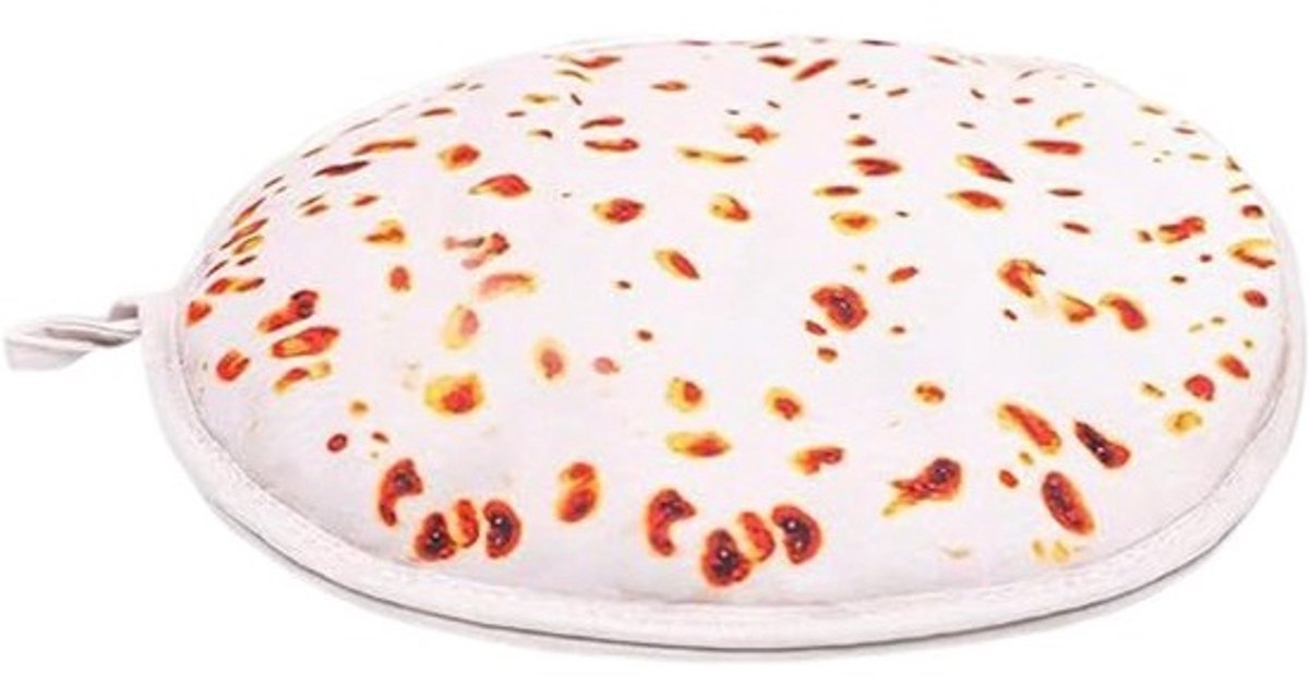 Tortillaverwarmer stof - Warmhoudzak - Warme tortilla's - Magnetronvriendelijk - 305 cm - Grijs