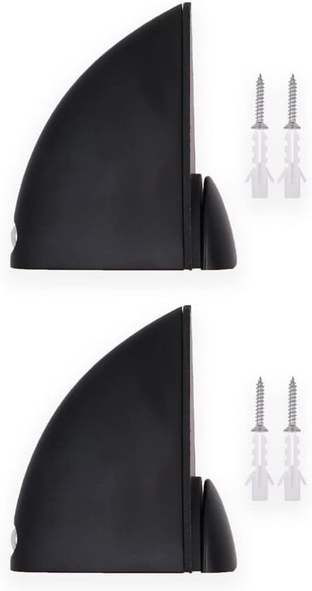 Dailygoods- Glasplankbeugels Verstelbaar - Glasklemmen - Schroeven - Uitbreidingsbuis - Driehoekig Ontwerp - Hoog Draagvermogen - Glasklem