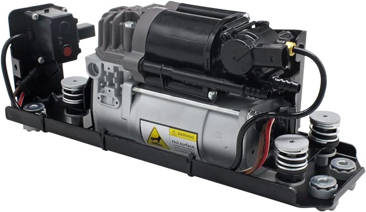 Luchtvering Compressor Ventielblok Luchtpomp Montage met Distributieklep en Beugel Compatibel met BMW 5 7 Serie F02 F11 37206864215 37206794465