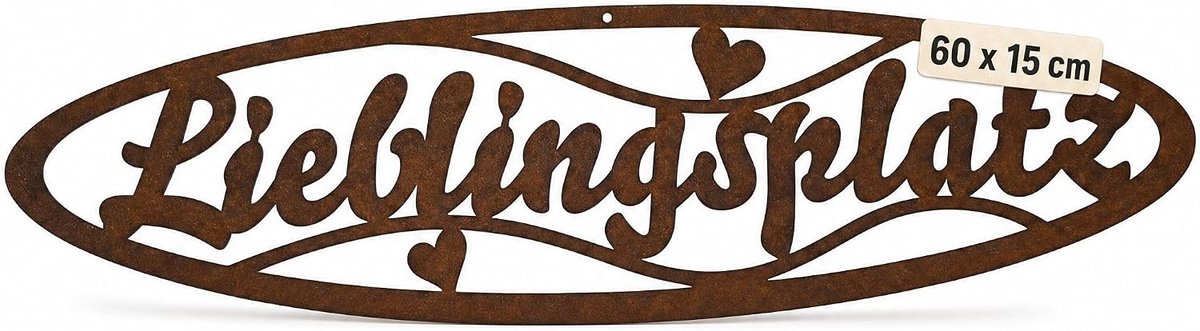 Bord "Lieblingssplatz"