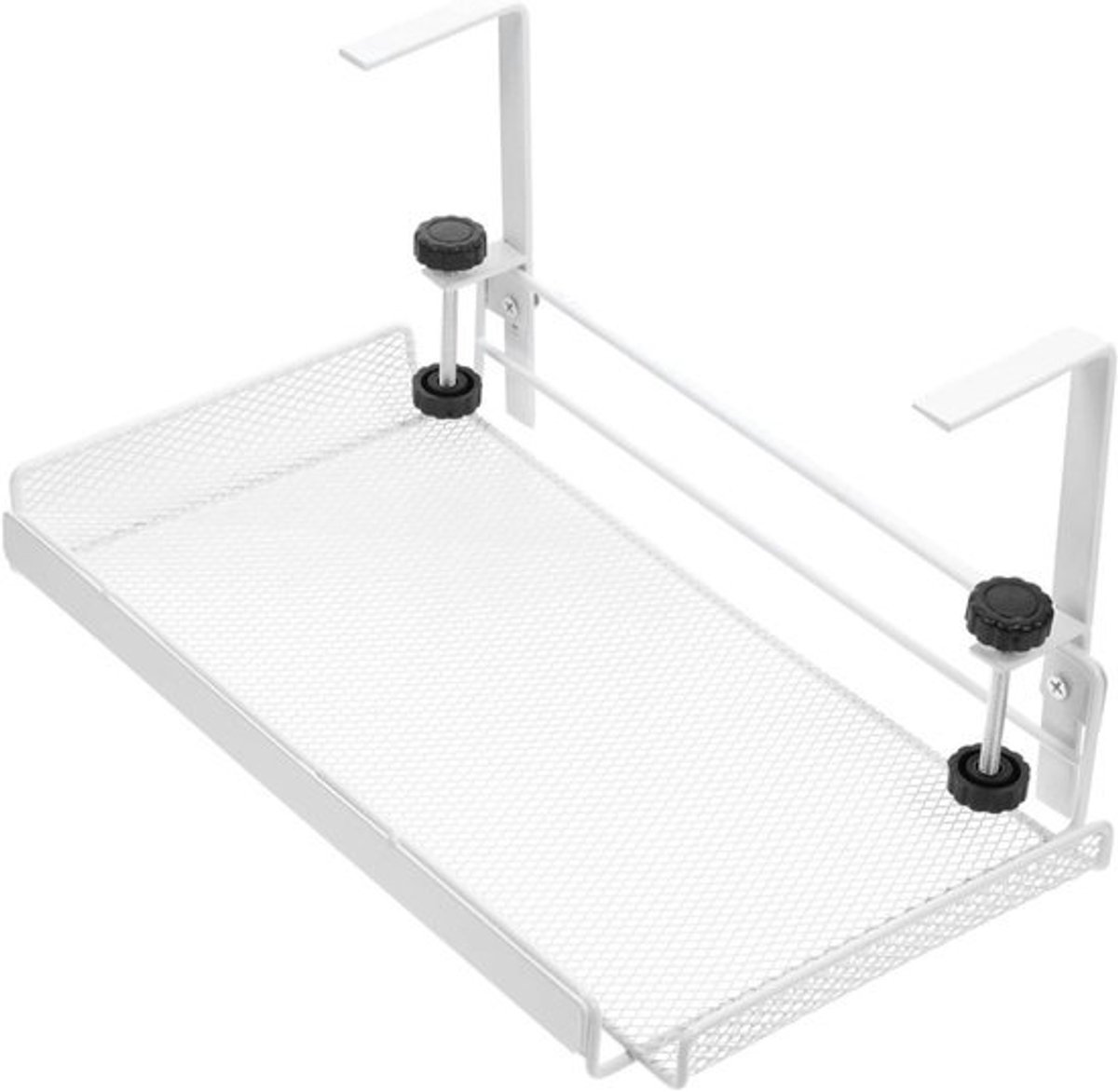 Bureauklemplank - Onderbouw lade - Werkruimte organiseren - Verstelbare klembevestiging - 175 x 20 x 175 cm - Wit