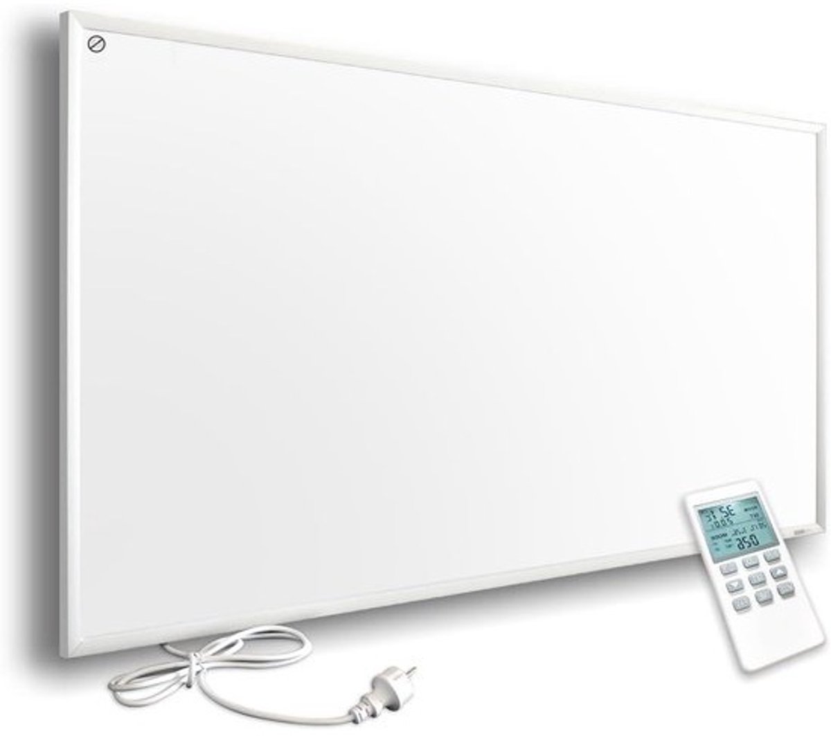 Infrarood Verwarming - Wandpaneel Verwarmer - Ruimte Verwarmen - Ingebouwde Thermostaat - 700 Watt - Wit