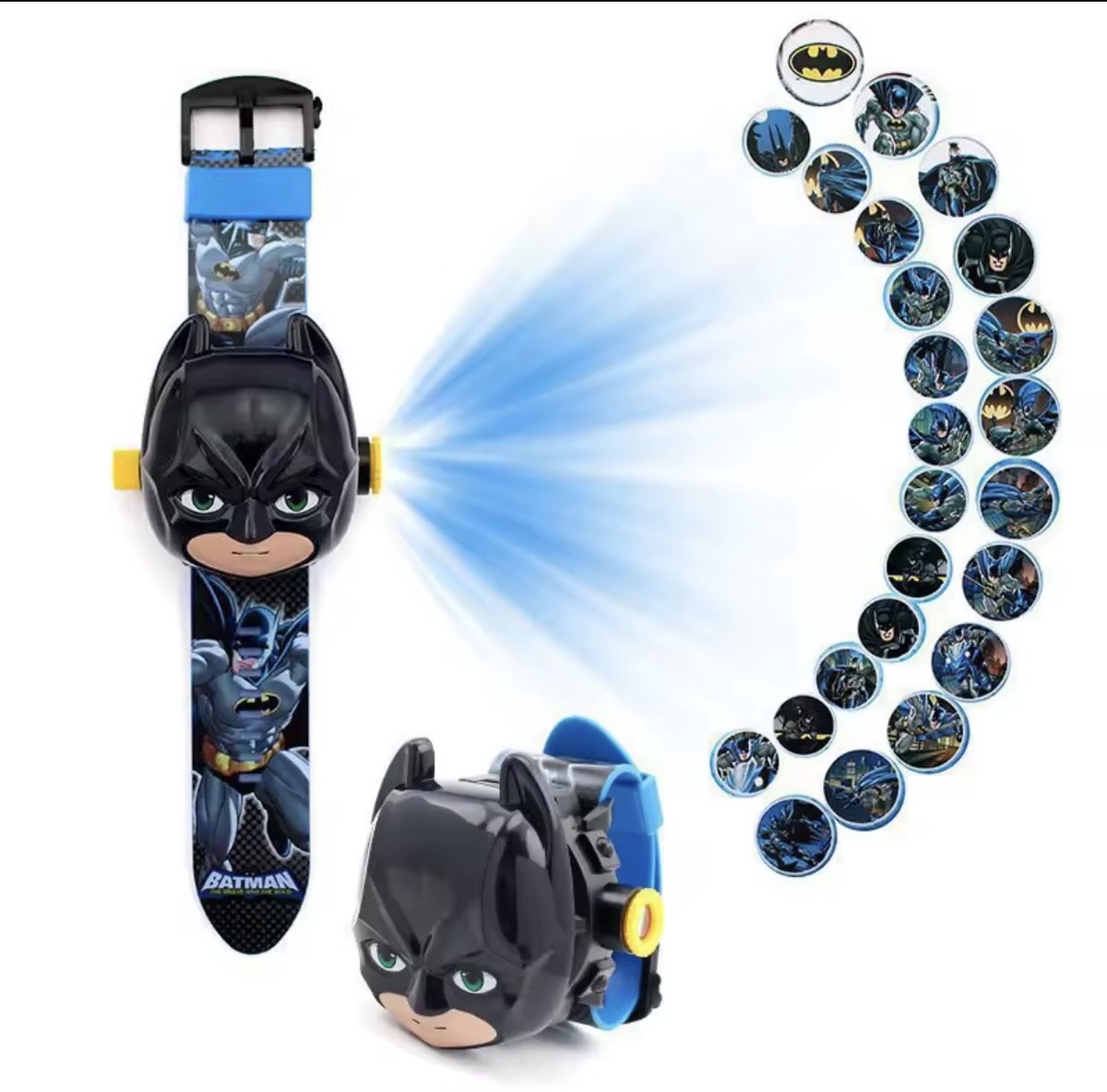 Batman horloge met projector - horloge Batman - speelgoedsieraad - cadeautip - feestdagen