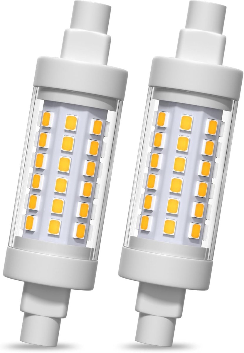 10W R7S 78mm LED Dimbaar Natuurlijk Wit 4000K, Vervanging voor R7s Halogeen J78 Lineaire Projector voor Veiligheid, Staande lamp, Landschapsverlichting(2 stuks)