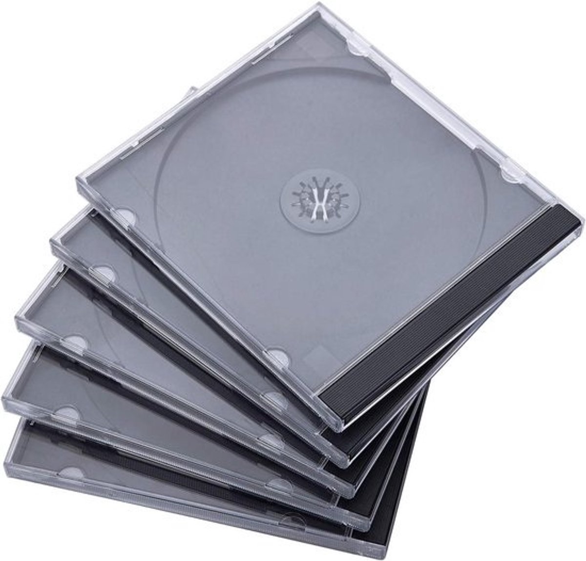CD Juwelendoosjes - Opslag Hoesjes - Muziek Archiveren - Inclusief Clips - 25 Stuks - Zwart