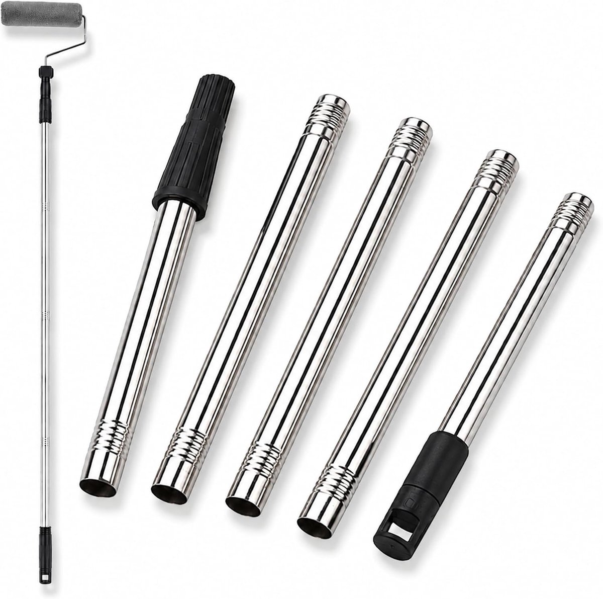 Verfroller set 18-delig - Professionele schilderrollen 23 cm - Compleet met accessoires - ShopVlot