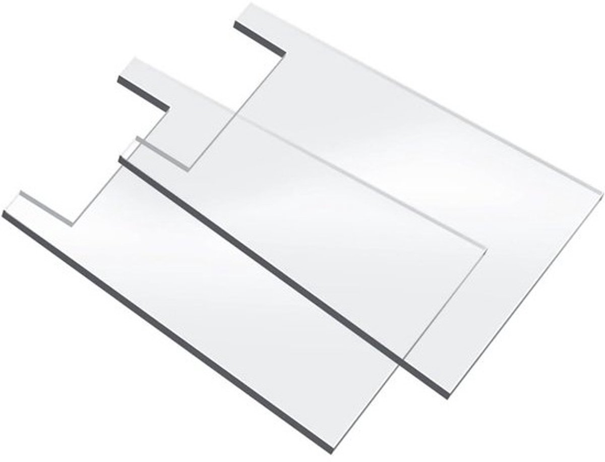 Bankmuurafstandhouder - Meubelafstandhouder Slaapbankstopper - Brandpreventie Meubels - Transparant Acrylontwerp - 20x13x3 cm - Helder