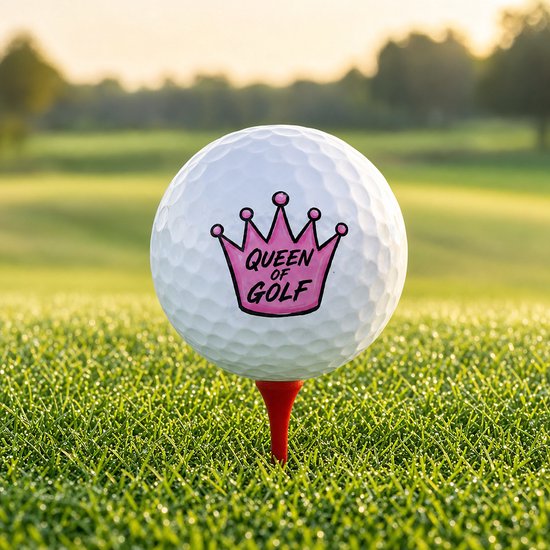 Golfballen Queen of Golf - Golfster Golf Cadeau - 15 stuks - Wilson - Golfbal met Opdruk — afbeelding 5