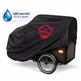 CUHOC Red Label Bakfietshoes - Bakfiets Hoes tot 230 cm - 210D Oxford - Met Huif - Geschikt voor Urban Arrow, Lovens en Kleinere Bakfietsen - Regenhoes Bakfiets