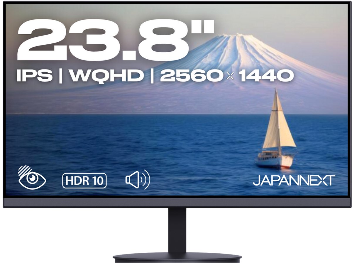 JAPANNEXT Monitor 23,8" IPS WQHD (2560x1140) - JN-IPS238Q